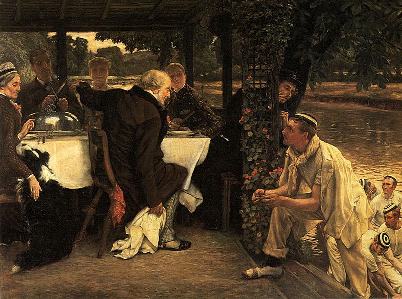 James Tissot The Prodigal Son in Modern Life oil painting picture
